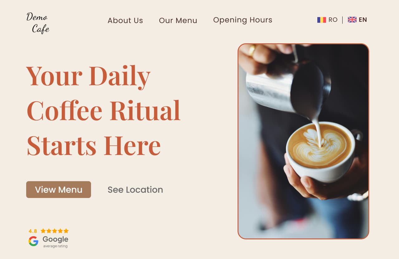 Coffee Shop Website